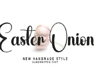 Easter Onion Script font