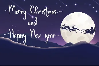 Christmas Sleigh-PERSONAL USE font