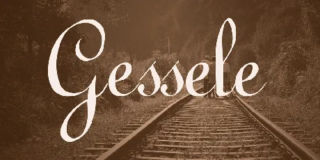 Gessele font