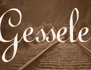 Gessele font