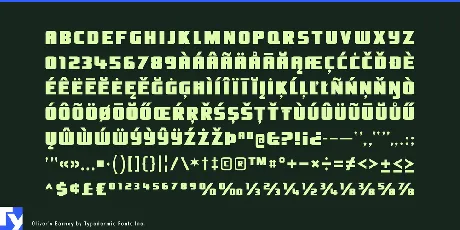 Oliver's Barney font