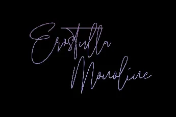 Erostulla Monoline font