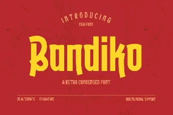 Bandiko font