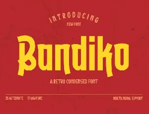 Bandiko font