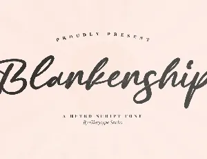 Blankenship font