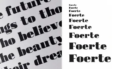 Foerte Serif font