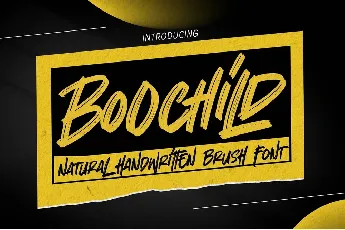 Boochild font