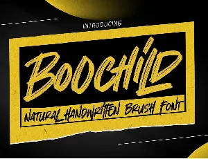 Boochild font