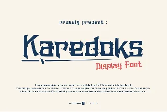 Karedoks Demo font