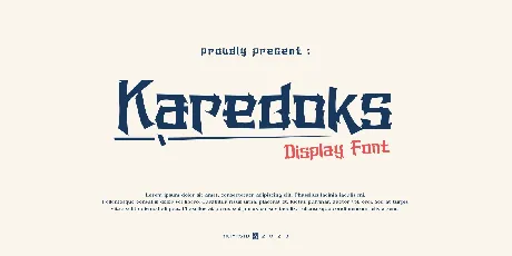 Karedoks Demo font