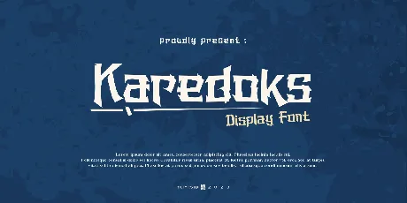 Karedoks Demo font