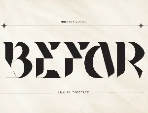 Befar Luxury font