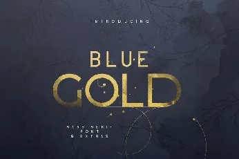 Blue Gold Sans Serif font