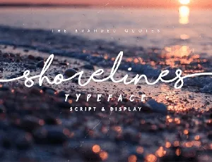 Shorelines Script font