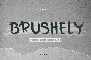 brushely font