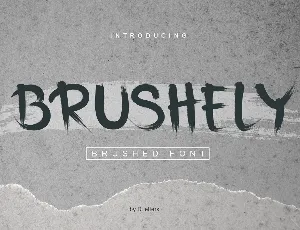 brushely font