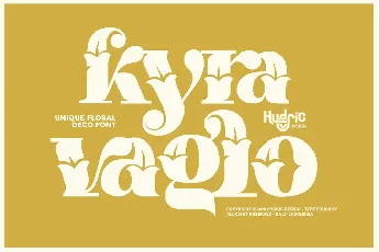 Kyra Vaglo Demo font