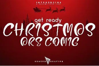 Christmas Are Comming font