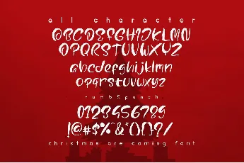 Christmas Are Comming font