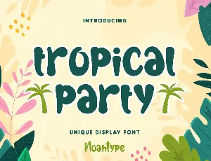 Tropical Party Demo font