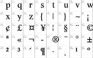 Romande ADF font