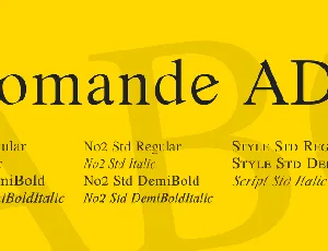 Romande ADF font