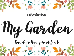 Mygarden font