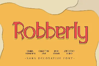 Robberly font