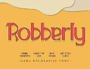 Robberly font