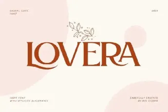 Lovera Serif font