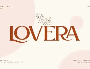 Lovera Serif font