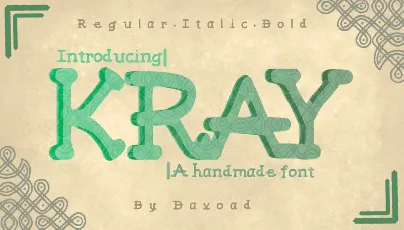 Kray Typeface font