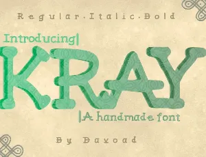 Kray Typeface font