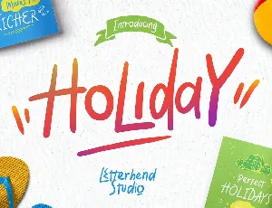 Holiday Script font