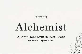 Alchemist font