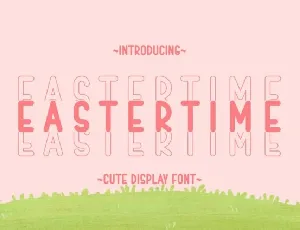 Eastertime Display font