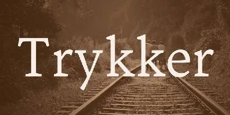 Trykker font