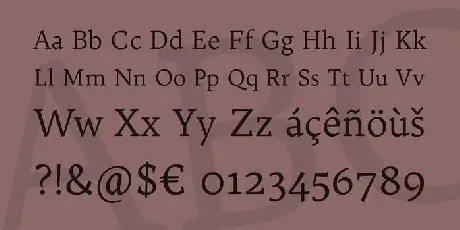 Trykker font