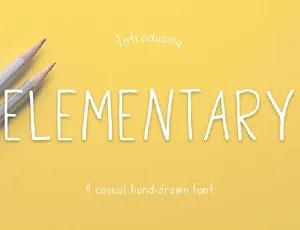 Elementary font