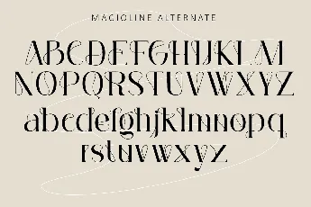 Magioline font