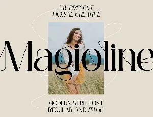 Magioline font