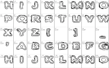 Bambiraptor font