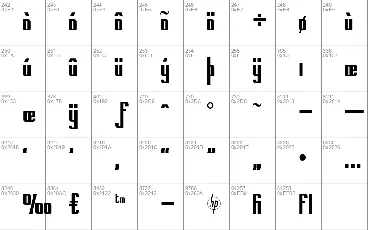 Printed Circuit Board font