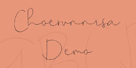 Choerunnisa Demo font