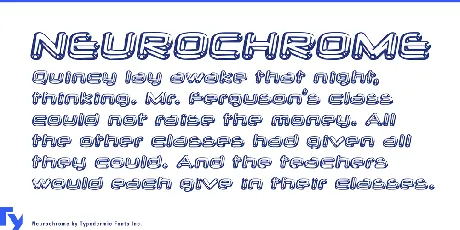 Neurochrome font