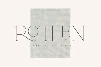 Rotten font