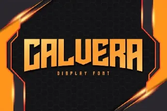 Calvera Display font