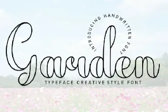 Garden Script Typeface font