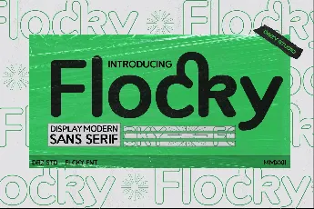 Flocky font