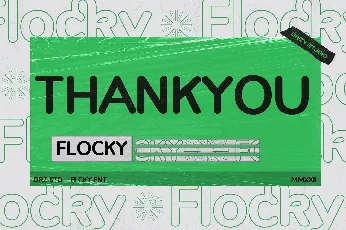 Flocky font